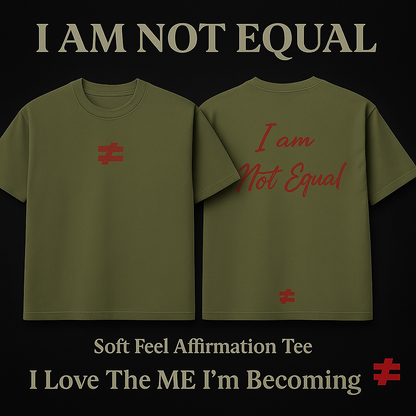 ≠ I Am Not Equal Tee Collection