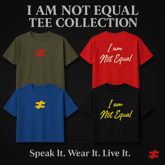 ≠ I Am Not Equal Tee Collection